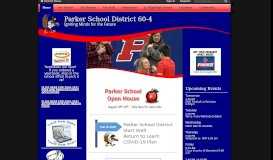
							         Parker School District / Homepage								  
							    