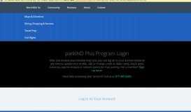 
							         parkIND Plus Program Login | Indianapolis Airport Authority								  
							    