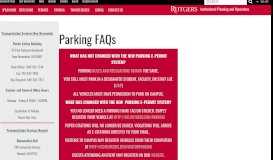 
							         Parking FAQs | Institutional Planning and Operations								  
							    