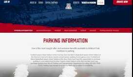 
							         Parking Information | Wildcat Club								  
							    