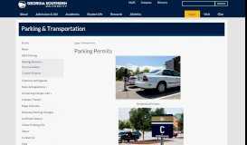 
							         Parking Permits | Parking & Transportation | Georgia Southern University								  
							    