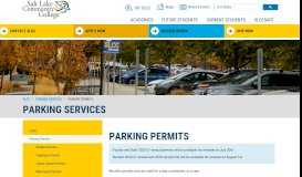 
							         Parking Permits | SLCC								  
							    