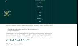 
							         Parking Policy - Facilities Management - American University ...								  
							    