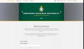 
							         Parking Portal: Northern Michigan University								  
							    