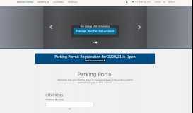 
							         Parking Portal: The College of St. Scholastica								  
							    