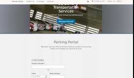 
							         Parking Portal: University of California, Davis Transportation Services								  
							    