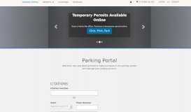 
							         Parking Portal: University of Massachusetts - Amherst								  
							    