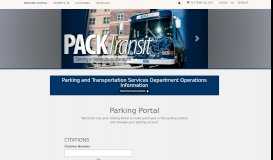 
							         Parking Portal: University of Nevada, Reno								  
							    
