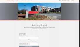 
							         Parking Portal: Winston-Salem State University								  
							    