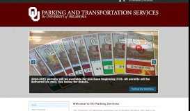 
							         Parking Services - University of Oklahoma								  
							    