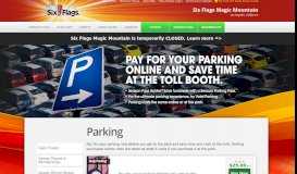 
							         Parking | Six Flags Magic Mountain								  
							    