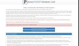 
							         Parking Ticket Payment System for Town of Falmouth, MA								  
							    