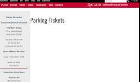 
							         Parking Tickets - Institutional Planning and Operations - Rutgers ...								  
							    