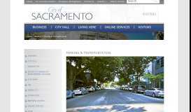 
							         Parking & Transportation - City of Sacramento								  
							    