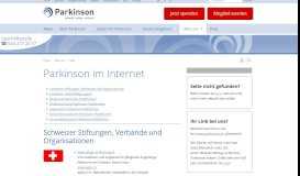 
							         Parkinson im Internet - Parkinson Schweiz								  
							    
