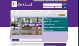 
							         Parkland Hospital								  
							    
