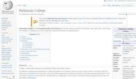 
							         Parklands College - Wikipedia								  
							    