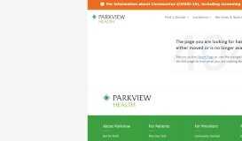 
							         Parkview Health								  
							    