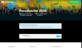 
							         Parookaville 2019 - Tickets kaufen und verkaufen – TicketSwap								  
							    
