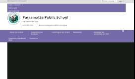 
							         Parramatta Public School: Home								  
							    