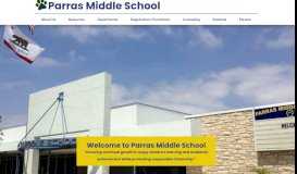 
							         Parras Middle School								  
							    