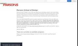 
							         Parsons School of Design - SlideRoom								  
							    