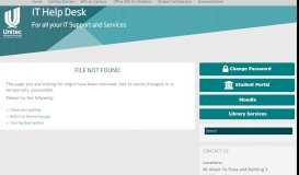 
							         Part 5: My Portal – IT Help Desk - Unitec								  
							    