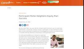 
							         Participant Portal Heightens Equity Plan Success - Certent								  
							    
