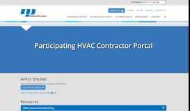 
							         Participating HVAC Contractor Portal - Minnesota Power								  
							    