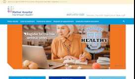 
							         Participating Insurance Plans - Mather Hospital								  
							    