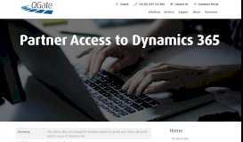 
							         Partner Access to Dynamics 365 - The QGate Knowledgebase								  
							    