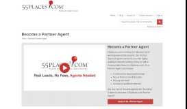 
							         Partner Agent Referral Program - 55places.com								  
							    