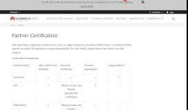 
							         Partner Certification - Huawei Enterprise								  
							    