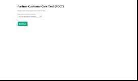 
							         Partner Customer Care Tool (PCCT)								  
							    