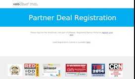 
							         Partner Deal Registration - VeloCloud								  
							    