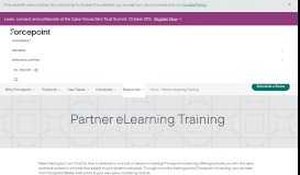 
							         Partner eLearning Training | Forcepoint								  
							    