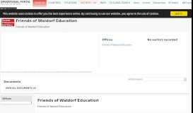 
							         Partner - Friends of Waldorf Education - Situations - UNHCR								  
							    