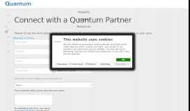 
							         Partner Information Request | Quantum								  
							    