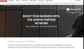 
							         Partner - Lenovo Business Solutions								  
							    