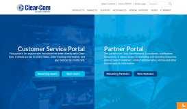 
							         Partner Login | Clear-Com | Partyline, Digital Matrix, IP and Wireless ...								  
							    