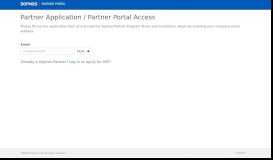 
							         Partner Portal Access Request - Sophos								  
							    