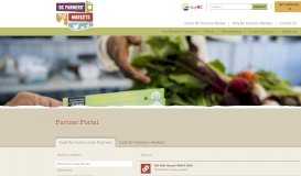 
							         Partner Portal - BCAFM - BC Farmers' Markets								  
							    