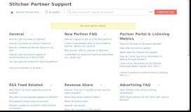 
							         Partner Portal & Listening Metrics - Stitcher Partner Support								  
							    