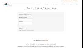 
							         Partner Portal Login | Corporate Renaissance Group								  
							    