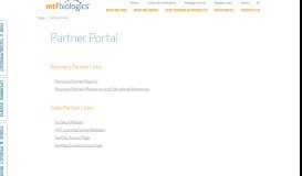 
							         Partner Portal - MTF Biologics								  
							    