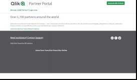
							         Partner Portal | Over 1,700 partners around the world - Qlik								  
							    