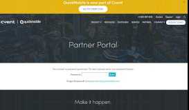 
							         Partner Portal - QuickMobile								  
							    