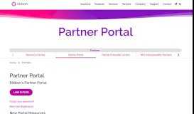 
							         Partner Portals | Ribbon Communications Inc.								  
							    