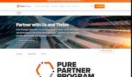 
							         Partner Program and Ecosystem | Pure Storage								  
							    