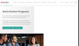 
							         Partner Program - Business Transformation - Alaris								  
							    